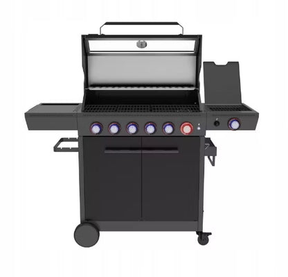 Gasgrill KEY WEST 6+1 150,5x116,5 cm Sort 22 kW