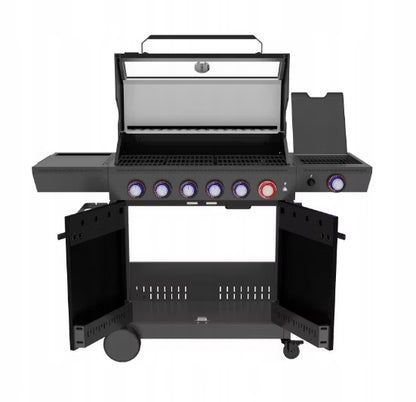 Gasgrill KEY WEST 6+1 150,5x116,5 cm Sort 22 kW