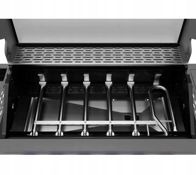 Gasgrill KEY WEST 6+1 150,5x116,5 cm Sort 22 kW
