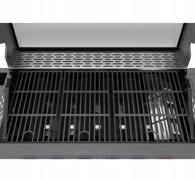 Gasgrill KEY WEST 6+1 150,5x116,5 cm Sort 22 kW