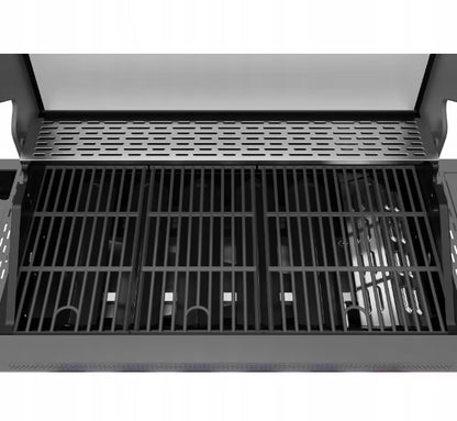 Gasgrill KEY WEST 6+1 150,5x116,5 cm Sort 22 kW