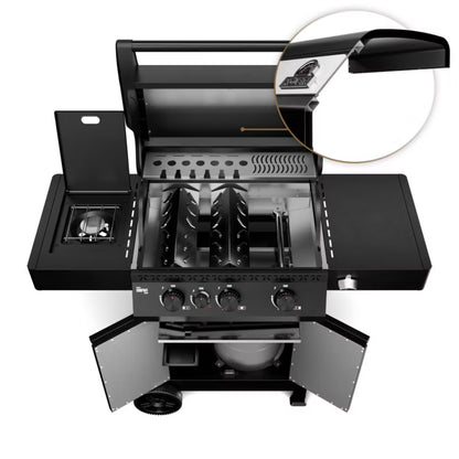 Gasgrill KK-C/B 133x61 cm Sort 15,5 kW
