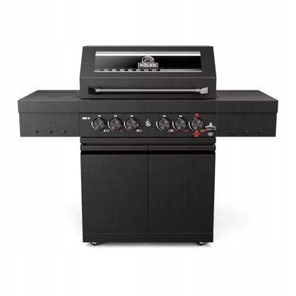 Gasgrill KK-S3/B 21,6 kW Sort Rustfrit Stål