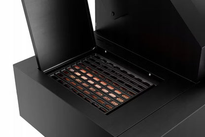 Gasgrill KK-S3/B 21,6 kW Sort Rustfrit Stål