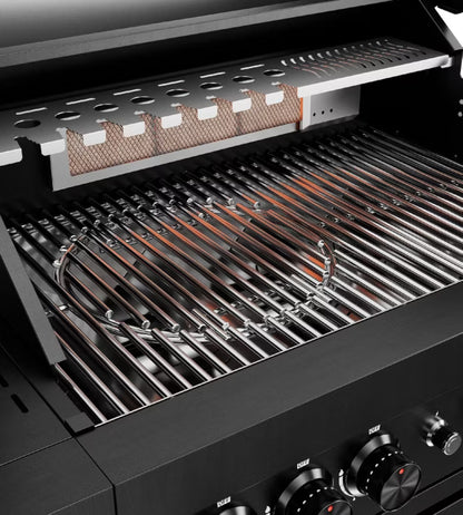 Gasgrill KK-S3/B 21,6 kW Sort Rustfrit Stål