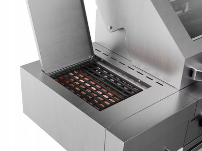 Gasgrill KK-S3/S 21,6 kW Rustfrit Stål Sølv