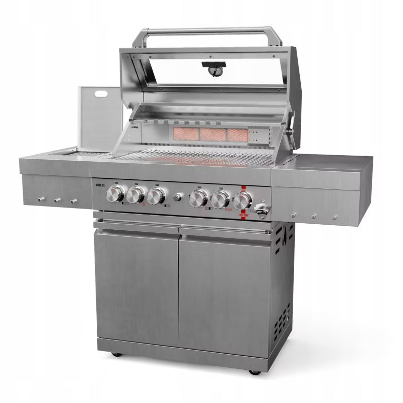 Gasgrill KK-S3/S 21,6 kW Rustfrit Stål Sølv