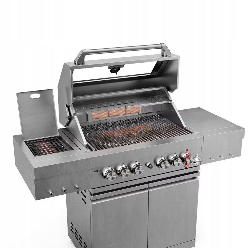 Gasgrill KK-S3/S 21,6 kW Rustfrit Stål Sølv