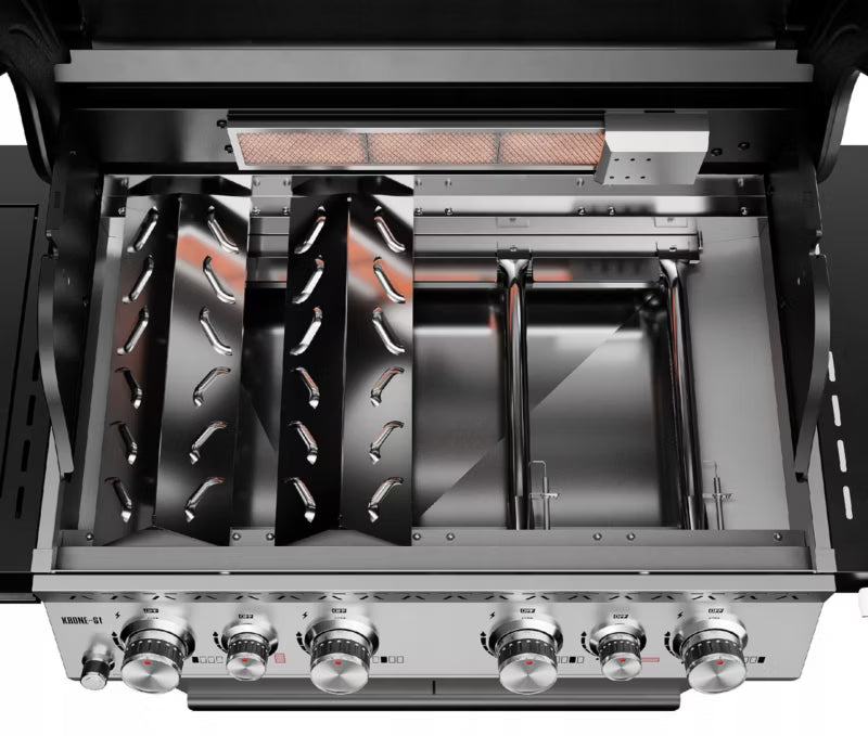 Gasgrill Krone S1 144x120 cm Rustfrit Stål