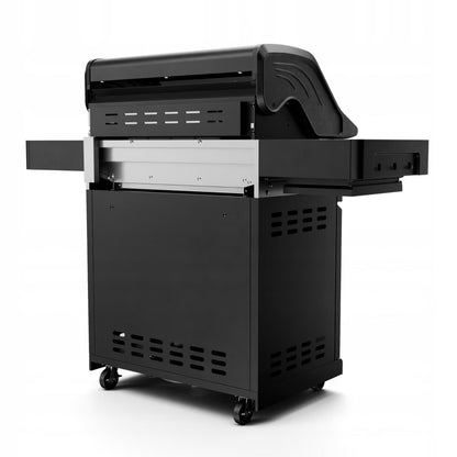 Gasgrill KRONE S1 21,6 kW Sort Rustfrit Stål