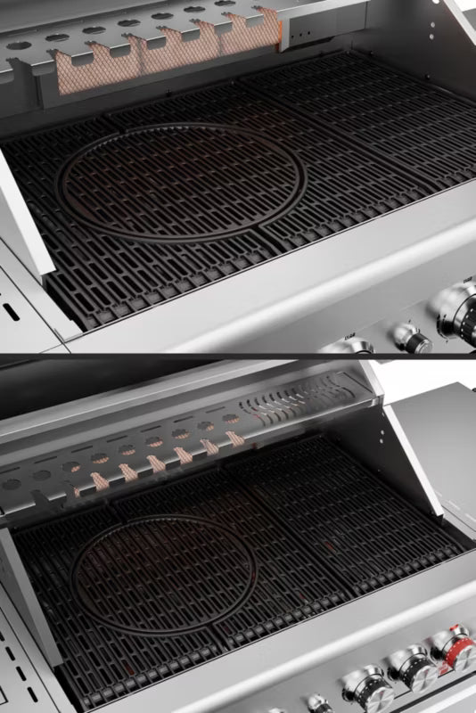 Gasgrill Krone S2 159x58 cm Rustfrit Stål