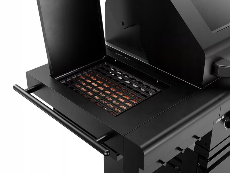 Gasgrill Krone S2 21,6 kW Sort Rustfrit Stål