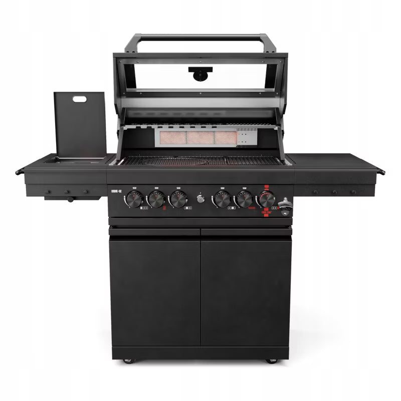 Gasgrill Krone S2 21,6 kW Sort Rustfrit Stål