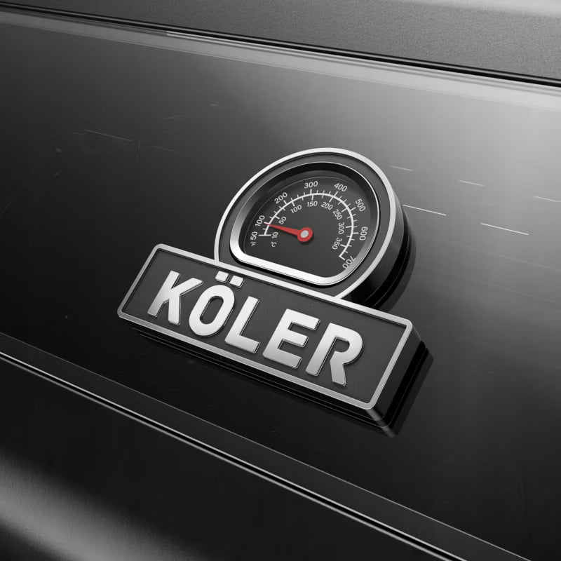 Gasgrill Krone S2 21,6 kW Sort Rustfrit Stål