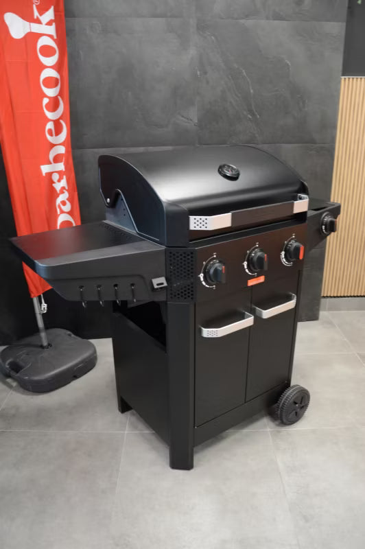 Gasgrill LUCA 312 134x60 cm Sort 13,7 kW