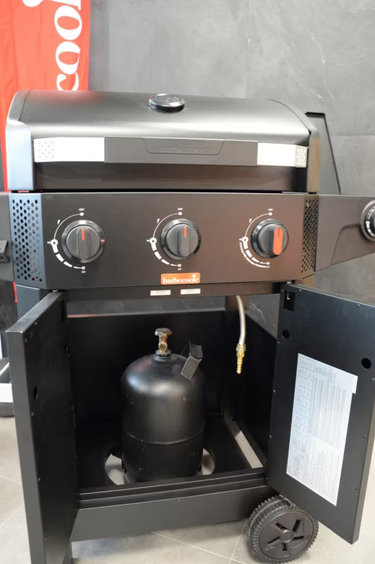 Gasgrill LUCA 312 134x60 cm Sort 13,7 kW