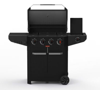 Gasgrill LUCA 412 145x60 cm Sort Stål