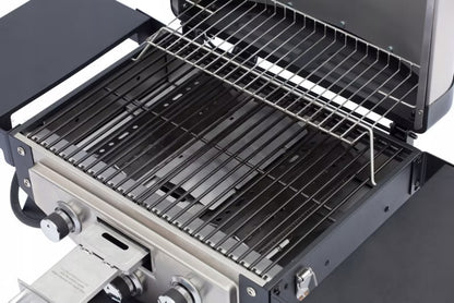 Gasgrill Medison 118,5x52 cm Sølv og Sort