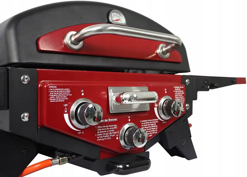 Gasgrill Medison Bordmodel 3 Brændere Rød