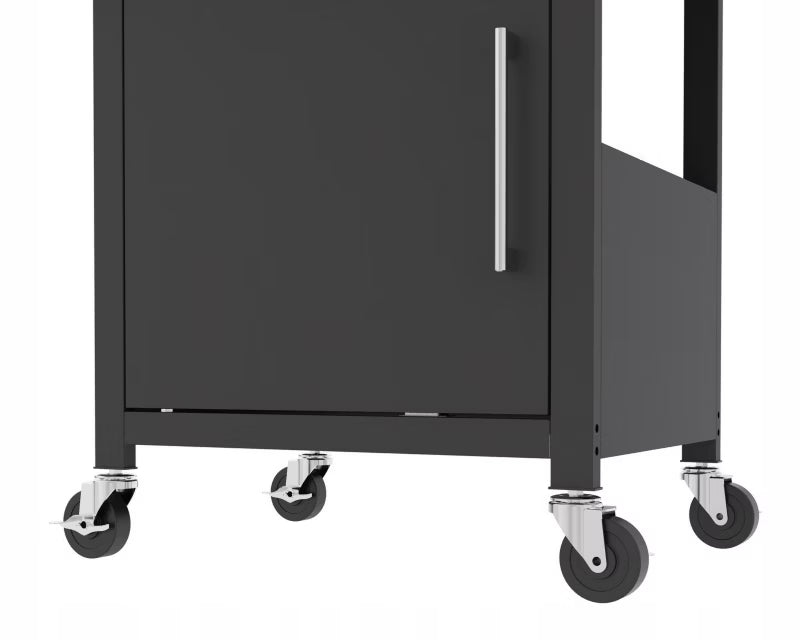 Gasgrill Miami 110x57 cm Sort med Sidebrænder