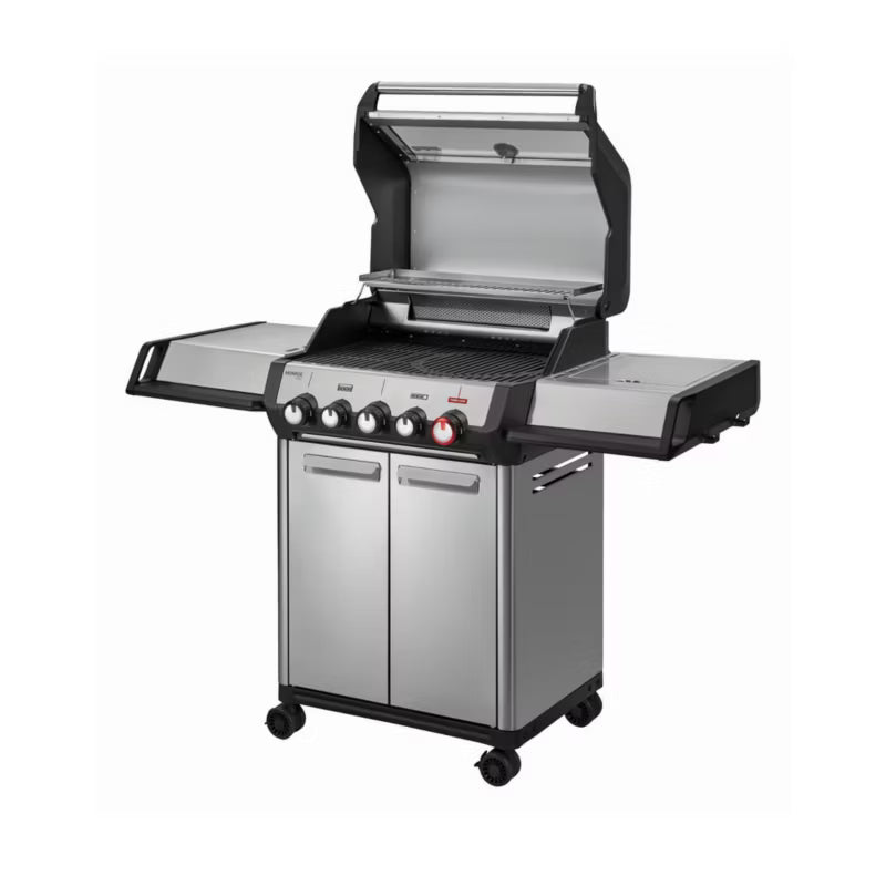 Gasgrill Monroe II PRO 3 SIKR Turbo 143x59 cm Sølv