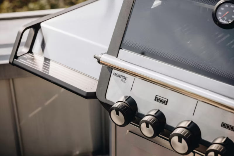 Gasgrill Monroe II PRO 3 SIKR Turbo 143x59 cm Sølv