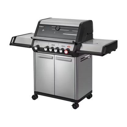 Gasgrill Monroe II PRO 4 SIKR Turbo 151x59 cm Sølv