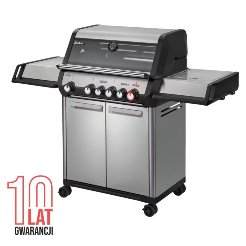 Gasgrill Monroe II PRO 4 SIKR Turbo 151x59 cm Sølv