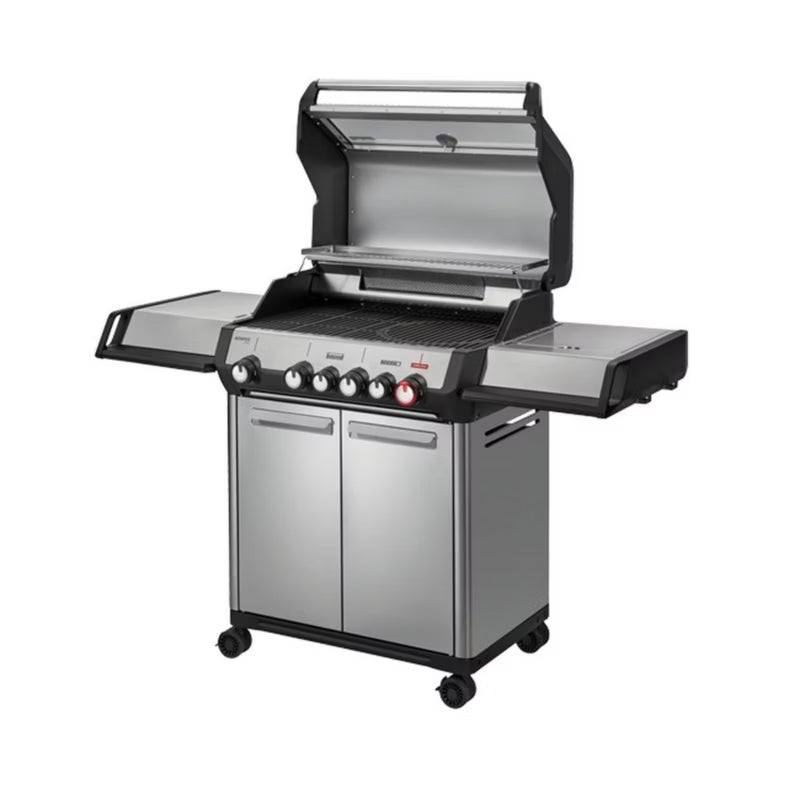 Gasgrill Monroe II PRO 4 SIKR Turbo 151x59 cm Sølv