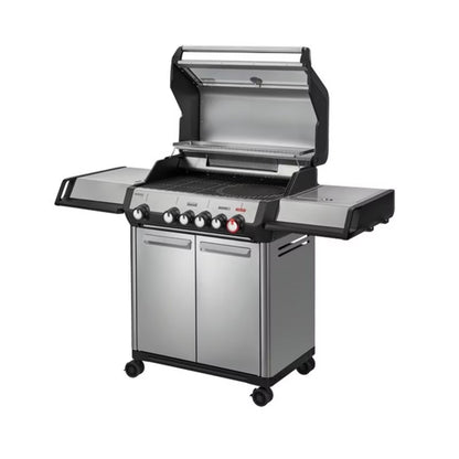 Gasgrill Monroe II PRO 4 SIKR Turbo 151x59 cm Sølv
