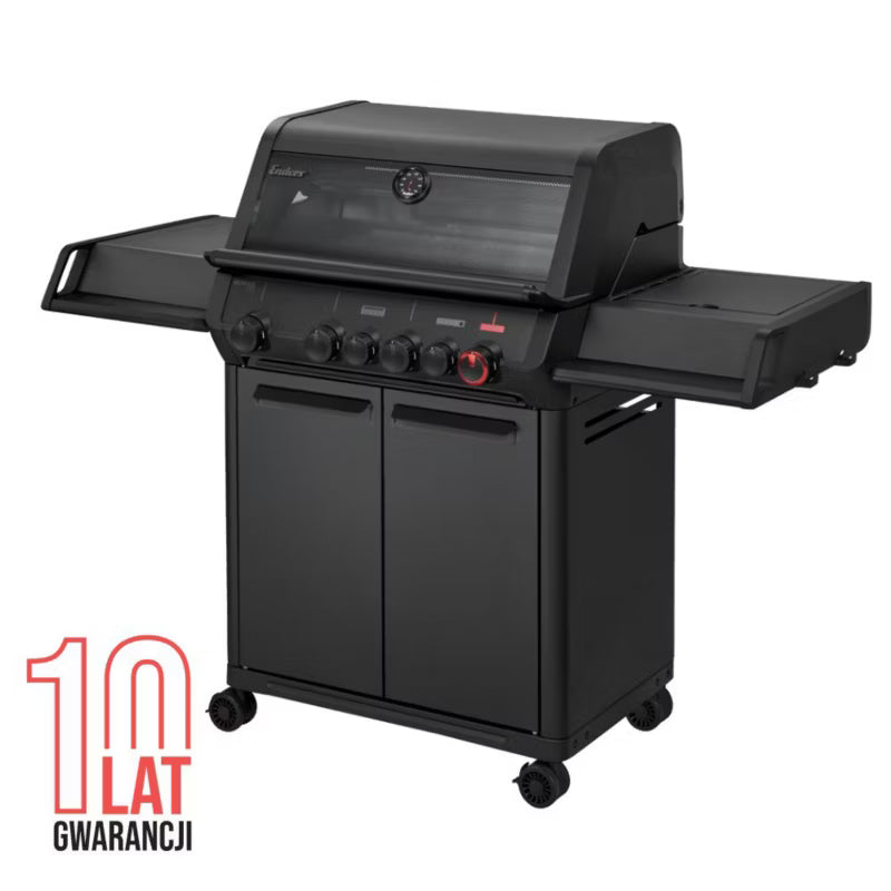 Gasgrill Monroe II PRO 4 SIKR Turbo Shadow Sort