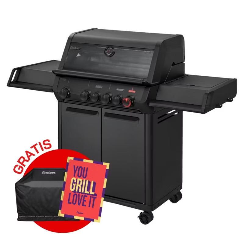 Gasgrill Monroe II PRO 4 SIKR Turbo Shadow Sort