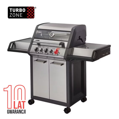 Gasgrill Monroe PRO 3 SIK Turbo Rustfrit Stål 83763
