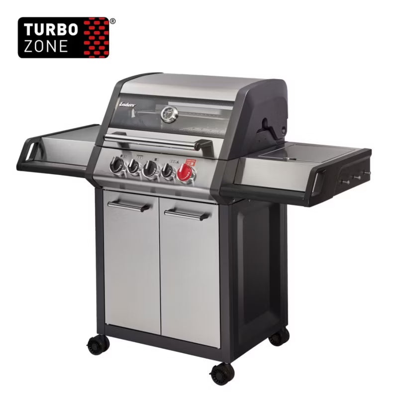 Gasgrill Monroe PRO 3 SIK Turbo Rustfrit Stål 83763