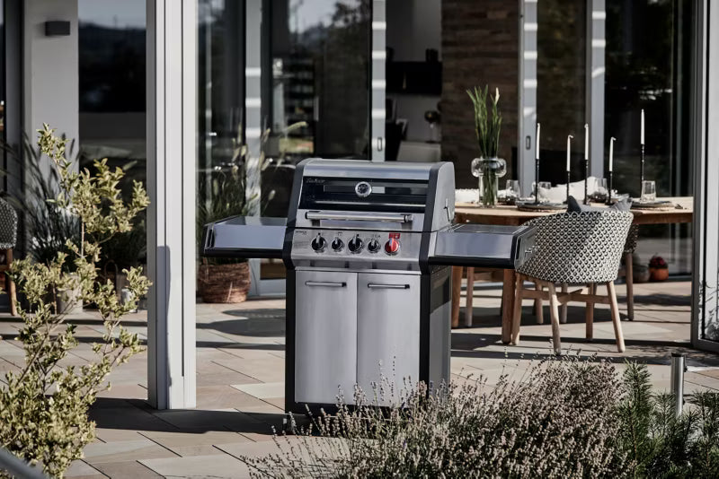 Gasgrill Monroe PRO 3 SIK Turbo Rustfrit Stål 83763