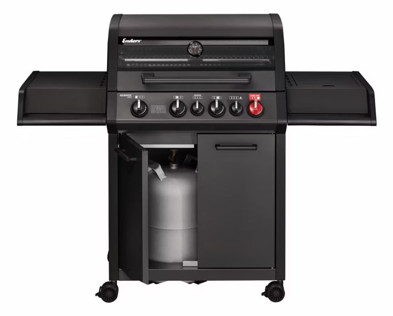 Gasgrill Monroe PRO 4 SIK Turbo Shadow Series Sort