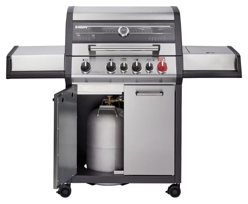 Gasgrill Monroe PRO 4 SIK Turbo Sølv 153,5x58 cm