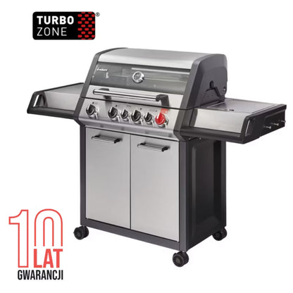 Gasgrill Monroe PRO 4 SIK Turbo Sølv 153,5x58 cm