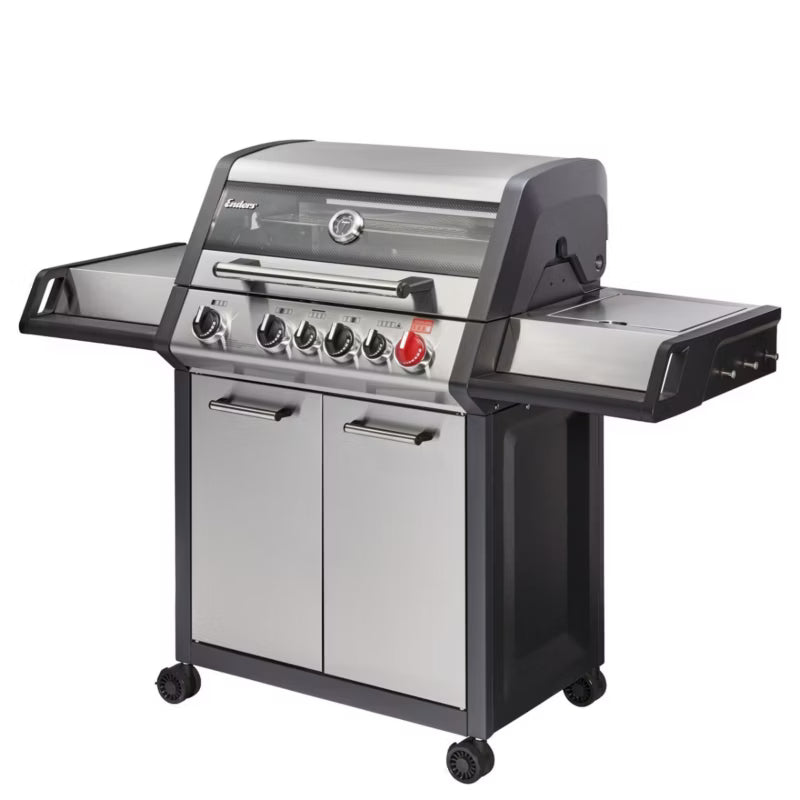 Gasgrill Monroe PRO 4 SIK Turbo Sølv 153,5x58 cm