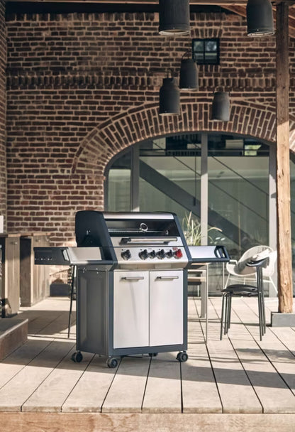 Gasgrill Monroe PRO 4 SIK Turbo Sølv 153,5x58 cm