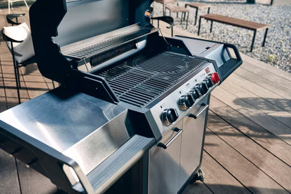 Gasgrill Monroe PRO 4 SIK Turbo Sølv 153,5x58 cm