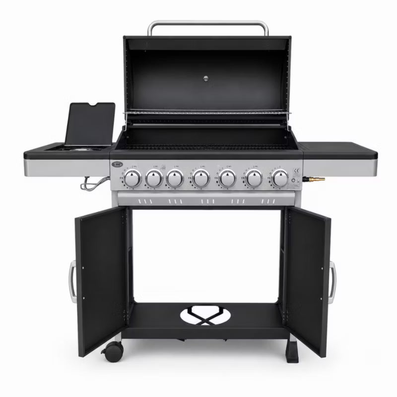 Gasgrill Nevada XXL 6+1 Brændere Sort