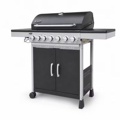 Gasgrill Nevada XXL 6+1 Brændere Sort