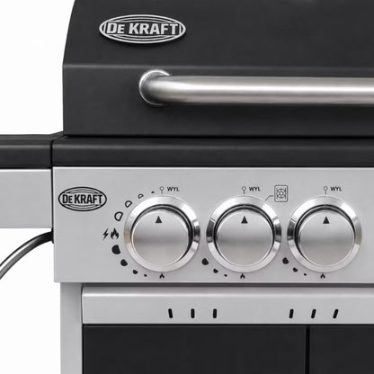 Gasgrill Nevada XXL 6+1 Brændere Sort