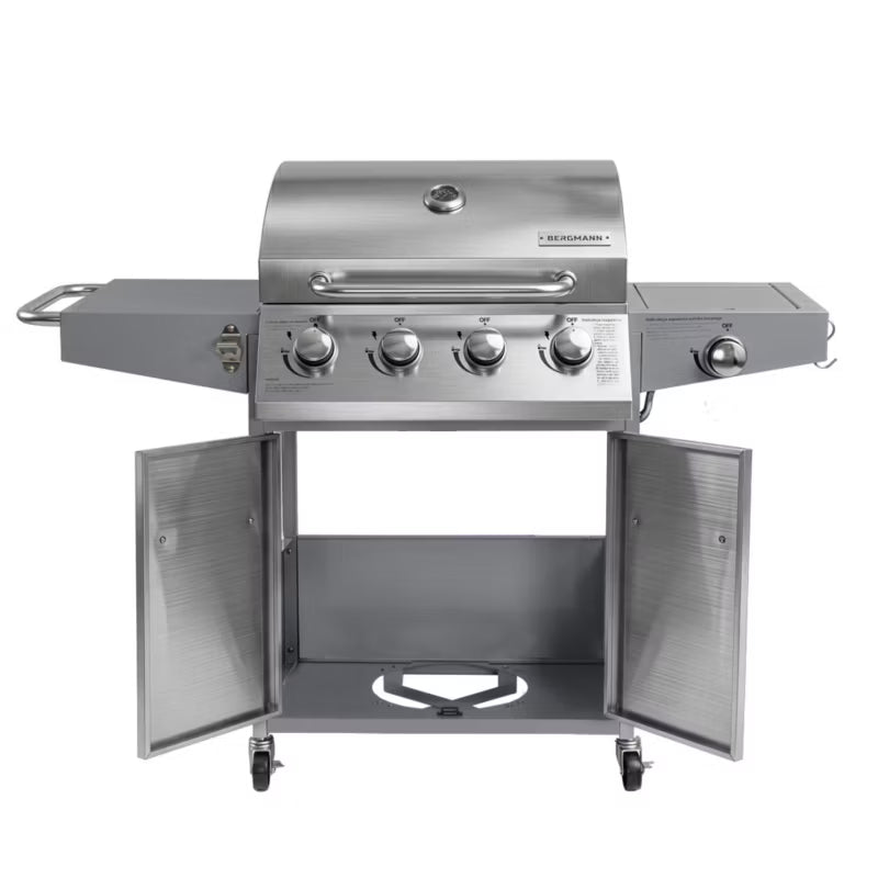 Gasgrill NL004 4+1 Brændere Rustfrit Stål