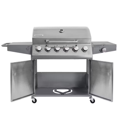 Gasgrill NL006 6+1 Brændere Rustfrit Stål