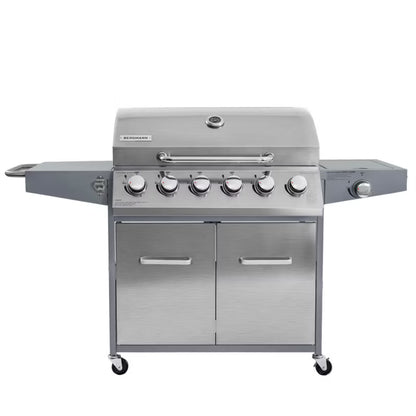 Gasgrill NL006 6+1 Brændere Rustfrit Stål