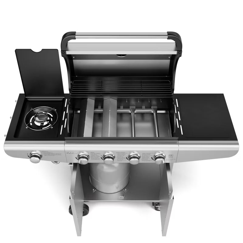 Gasgrill Relish V1 138x52 cm Rustfrit Stål Sølv