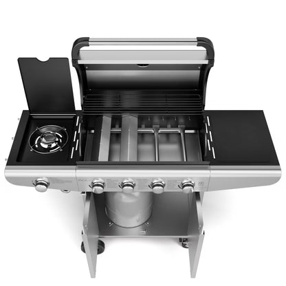Gasgrill Relish V1 138x52 cm Rustfrit Stål Sølv