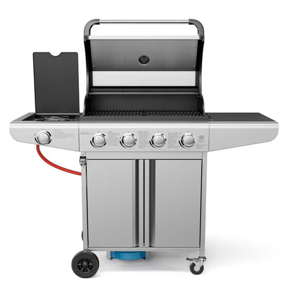 Gasgrill Relish V1 138x52 cm Rustfrit Stål Sølv